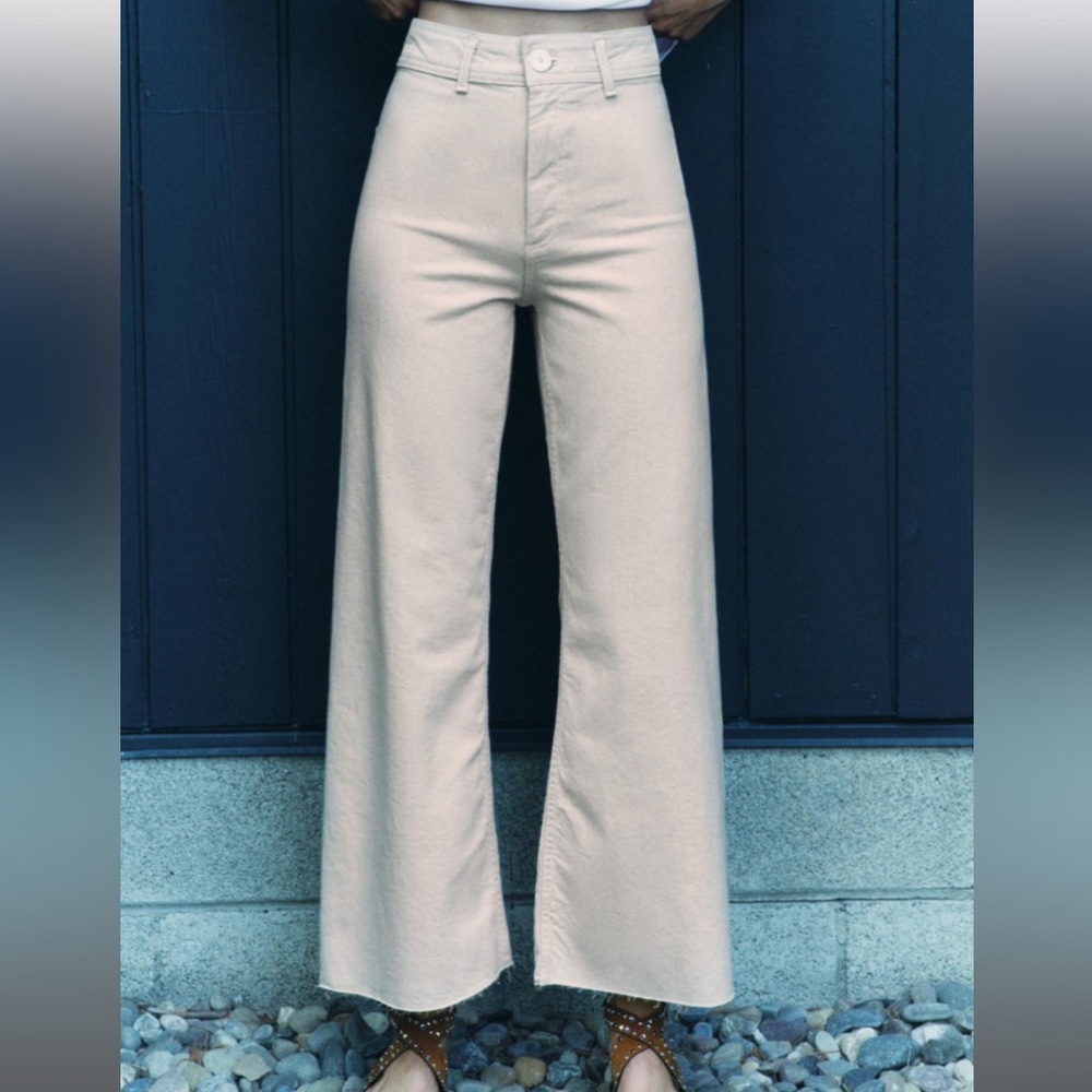 ZARA the marine straight jeans in stone grey